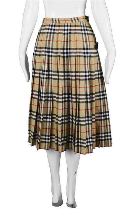 burberry plaid kilt skirt|Burberry Skirts for Women .